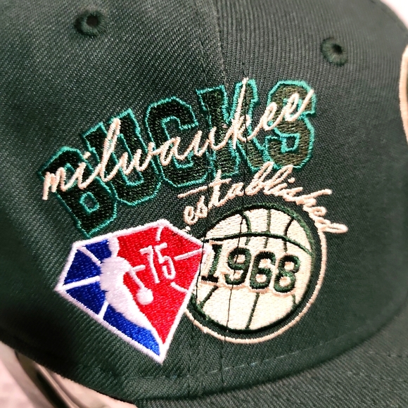 Milwaukee Bucks Anniversary NBA Ball Cap - Picture 6 of 12